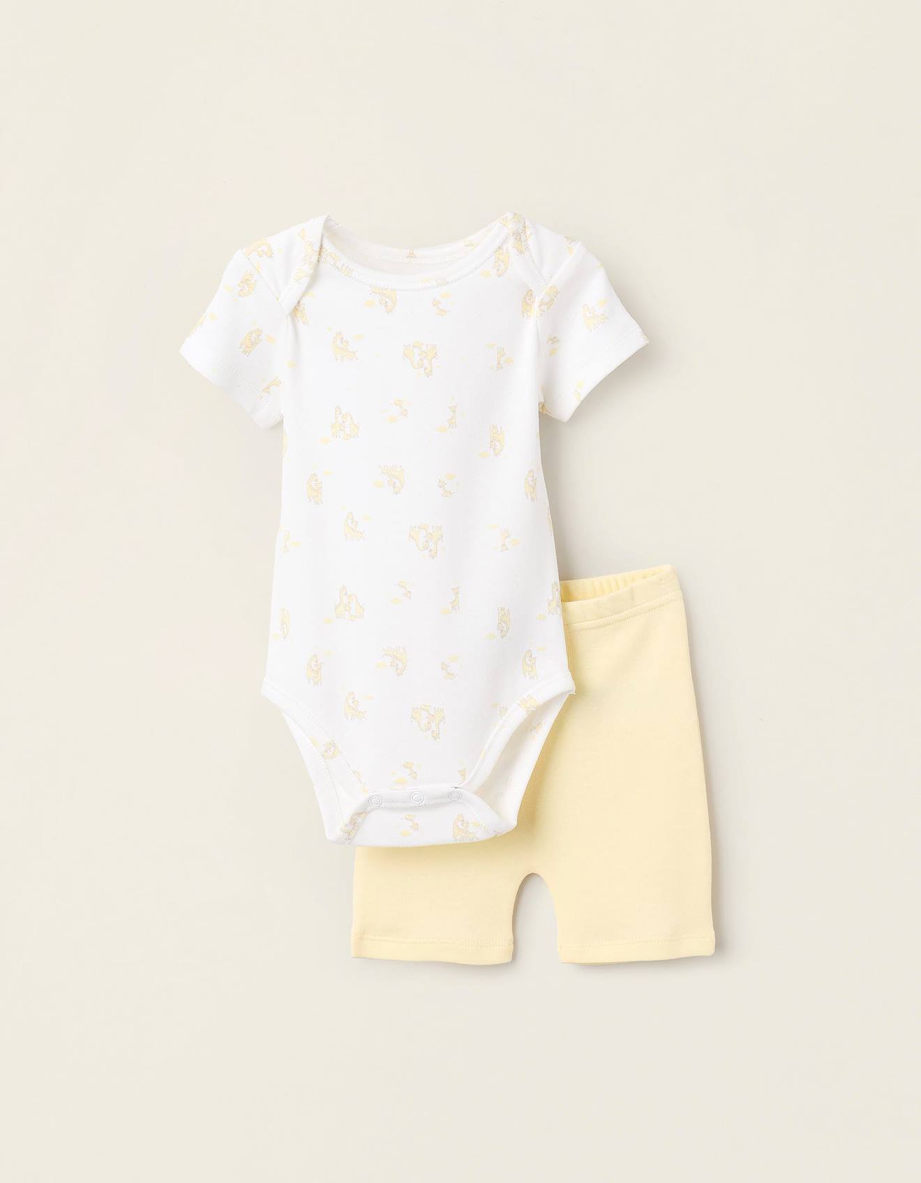 Body + Jogpant En Coton Blanc