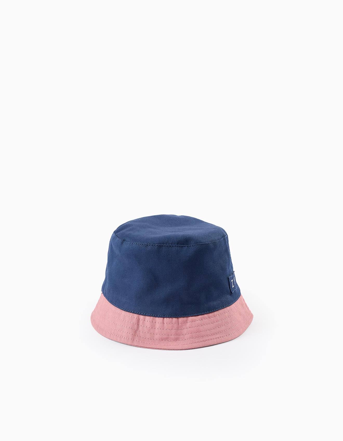 Chapeau En Serge Bicolore Rose