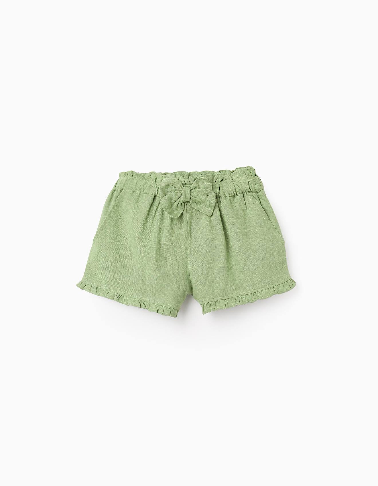 Short Avec Nœud Vert Clair