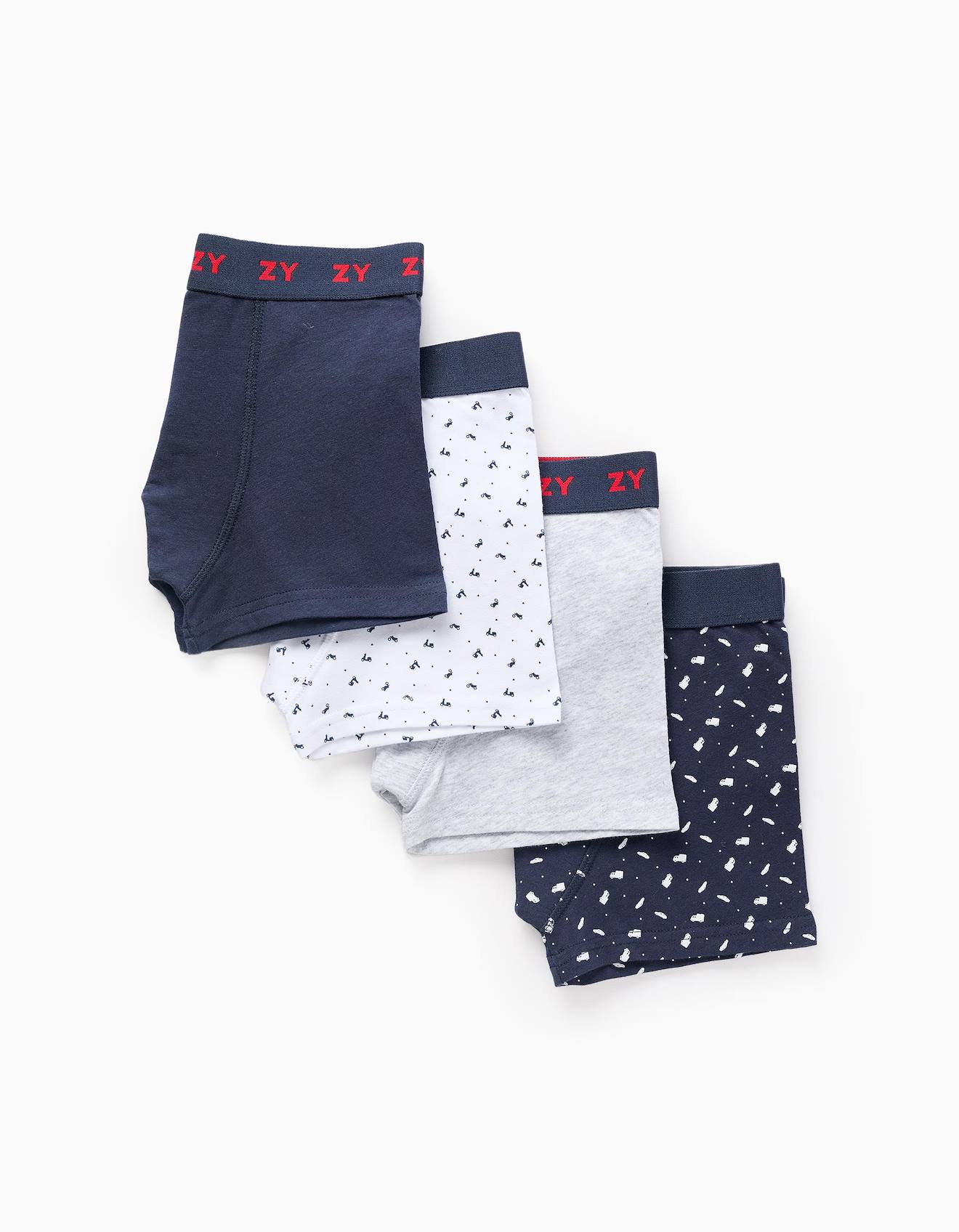 Pack 4 Boxers Multicolore