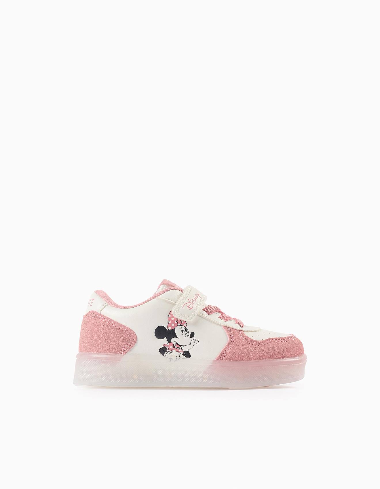 Baskets Lumineuses Minnie Rose Clair