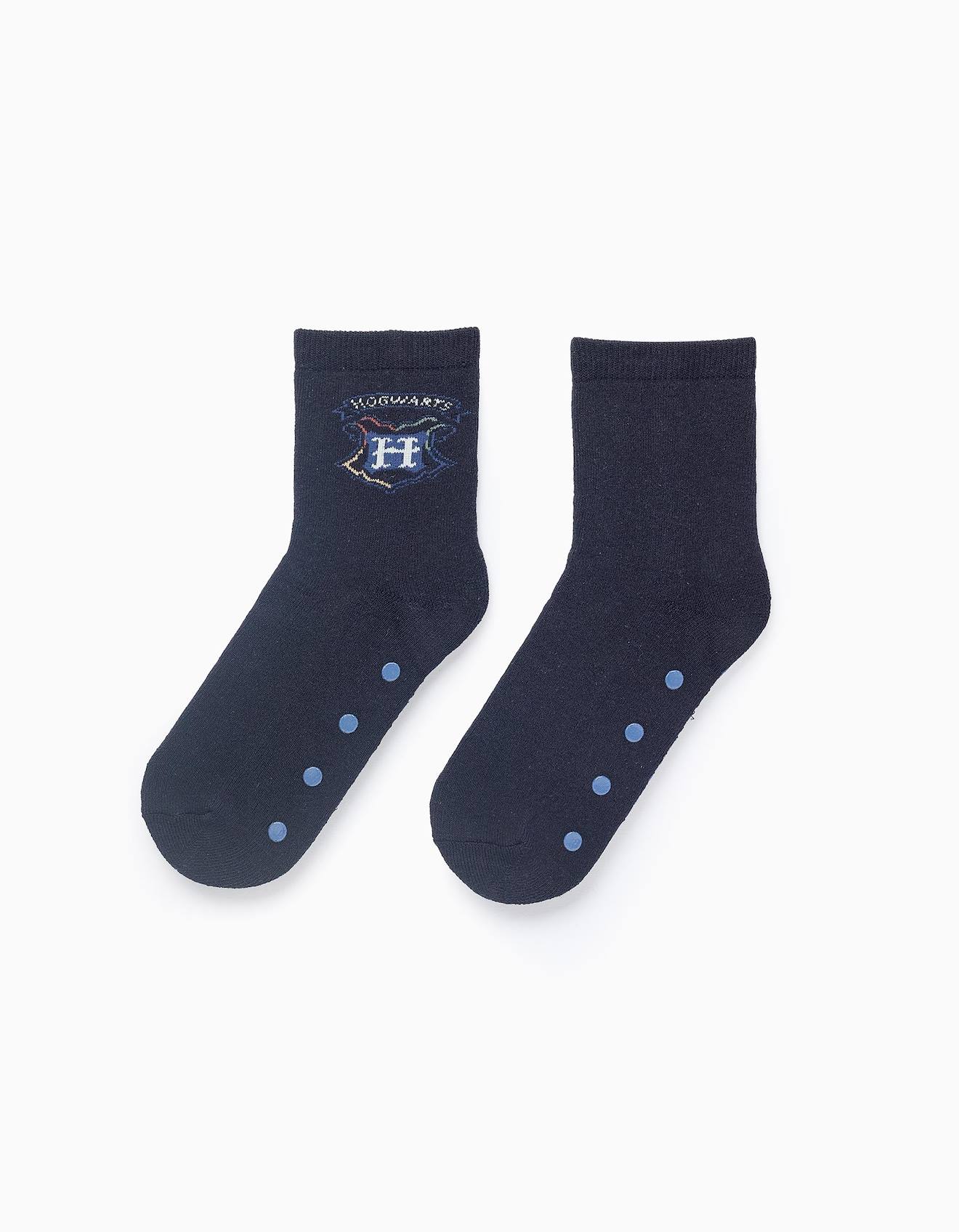 Chaussettes Antidérapantes Bleu Foncé