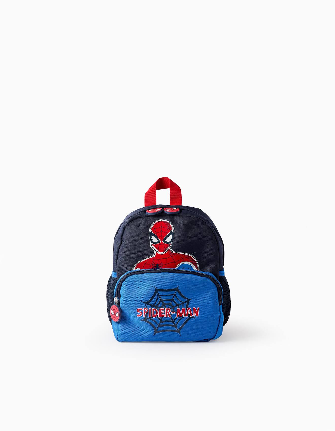 Sac À Dos Avec Côtés En Filet Spiderman Bleu Foncé