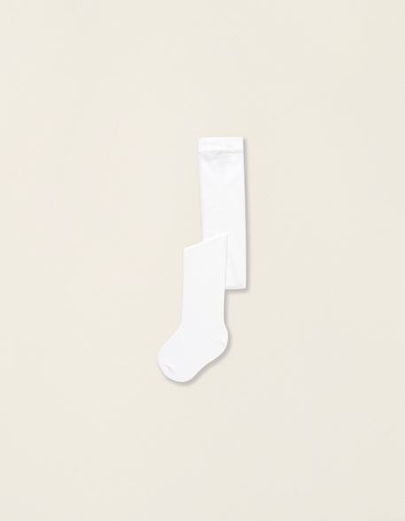 Bébé-Chaussettes, Collants-Collant en coton anti-bouloches