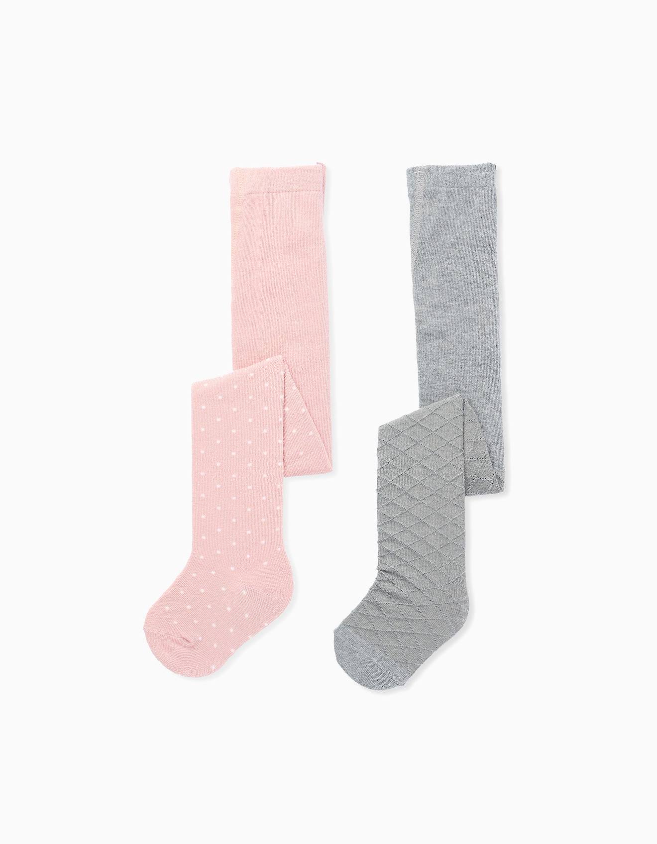 Pack 2 Collants Multicolore