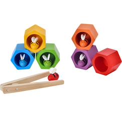 Jouet-Jeu de pince nids d'abeilles