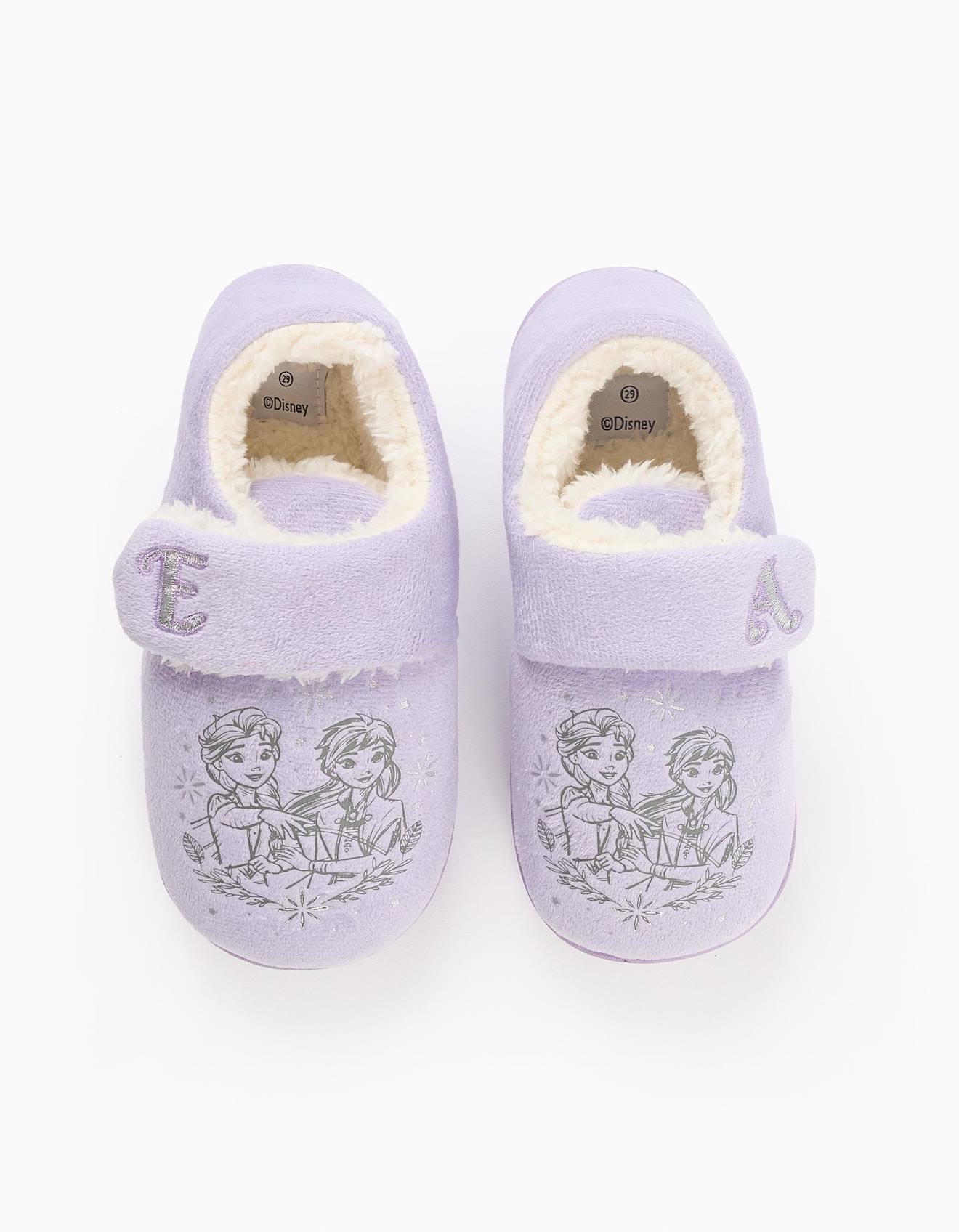 Chaussons En Velours Disney Mauve Clair