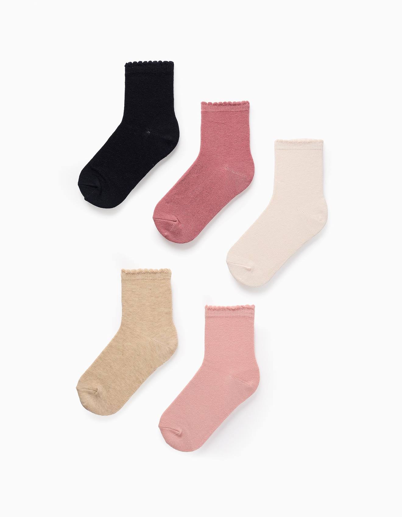 Pack 5 Paires De Chaussettes Multicolore