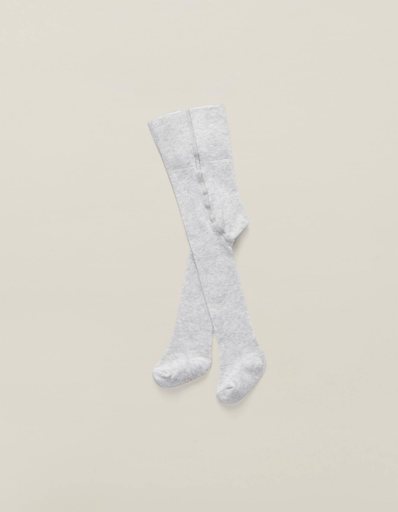 Collant Taille Haute En Coton Gris Clair 12$