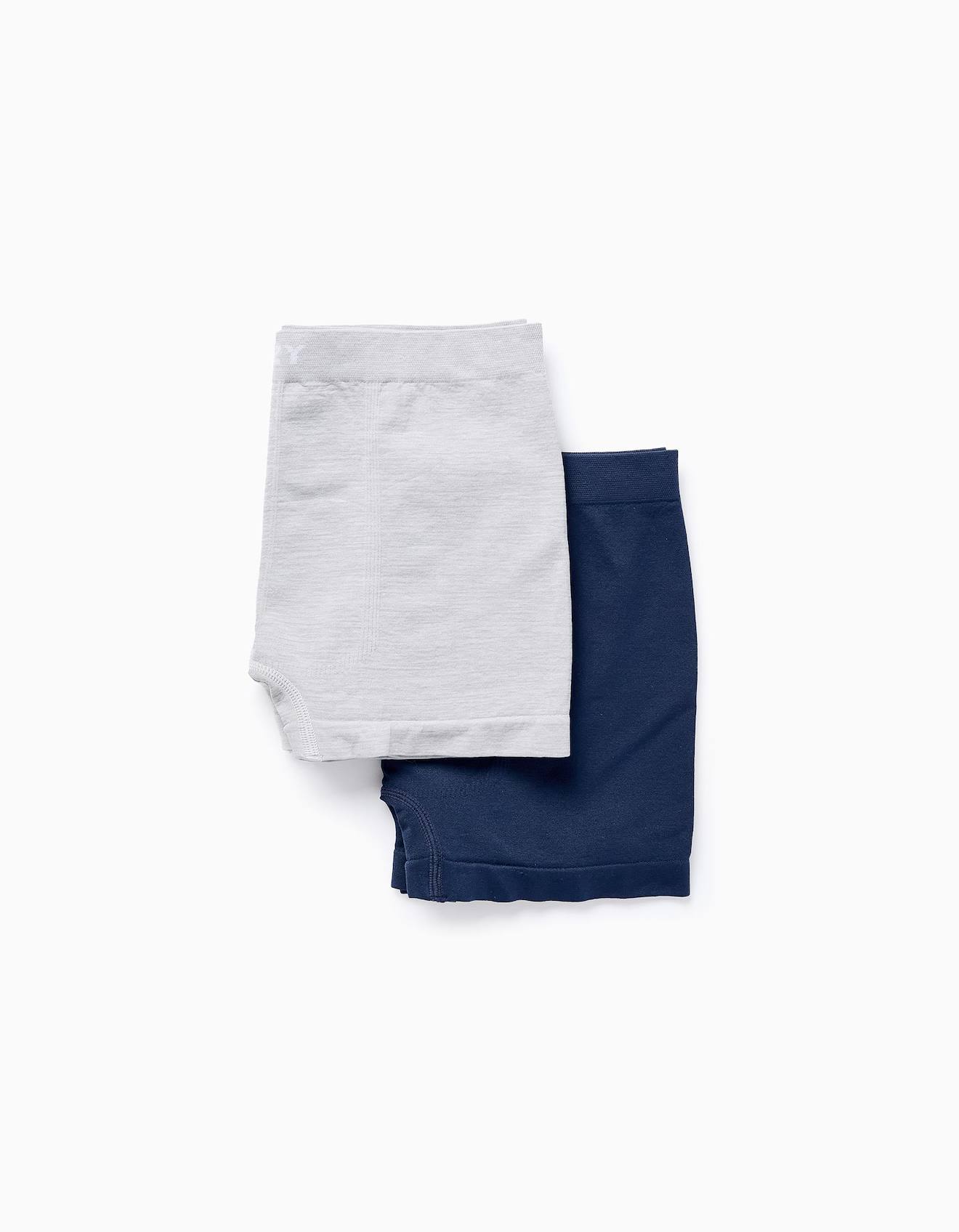Pack 2 Boxers Unis En Microfibre Multicolore