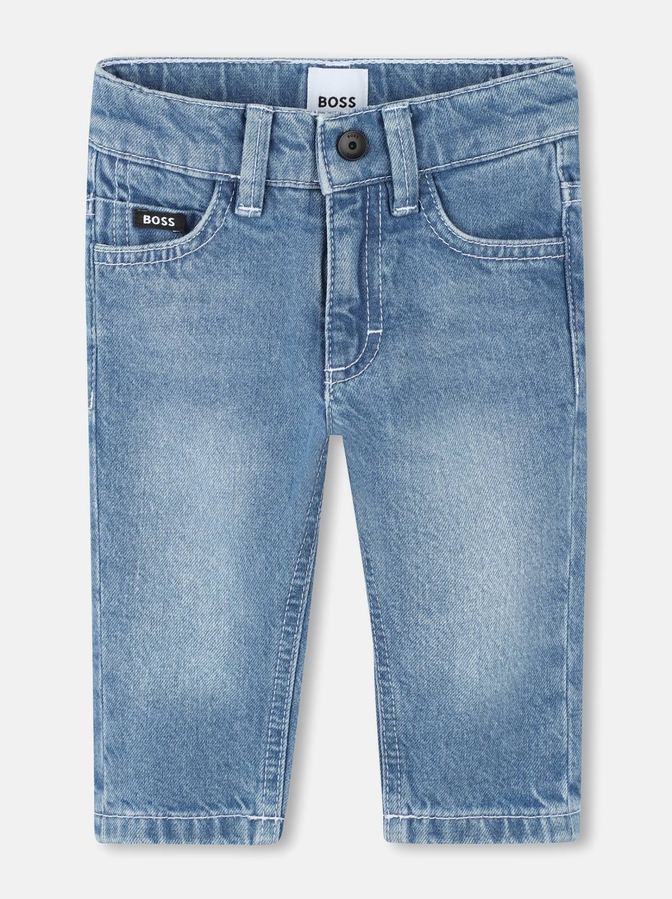 Jean À Poches Bleu