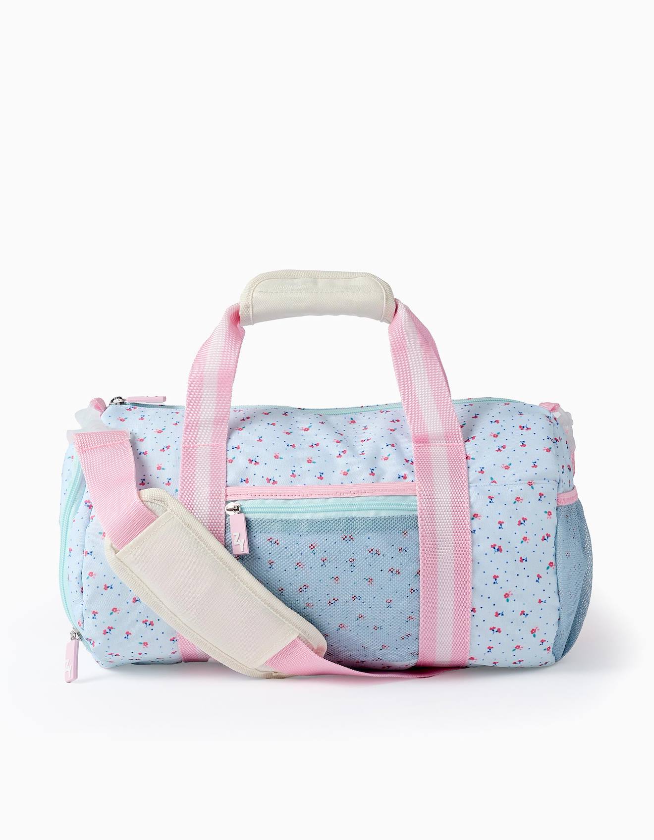 Sac De Sport Floral Rose Clair