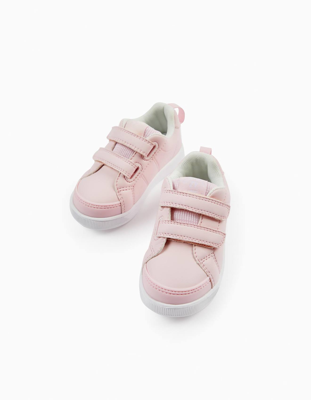 Baskets Premiers Pas Rose Clair