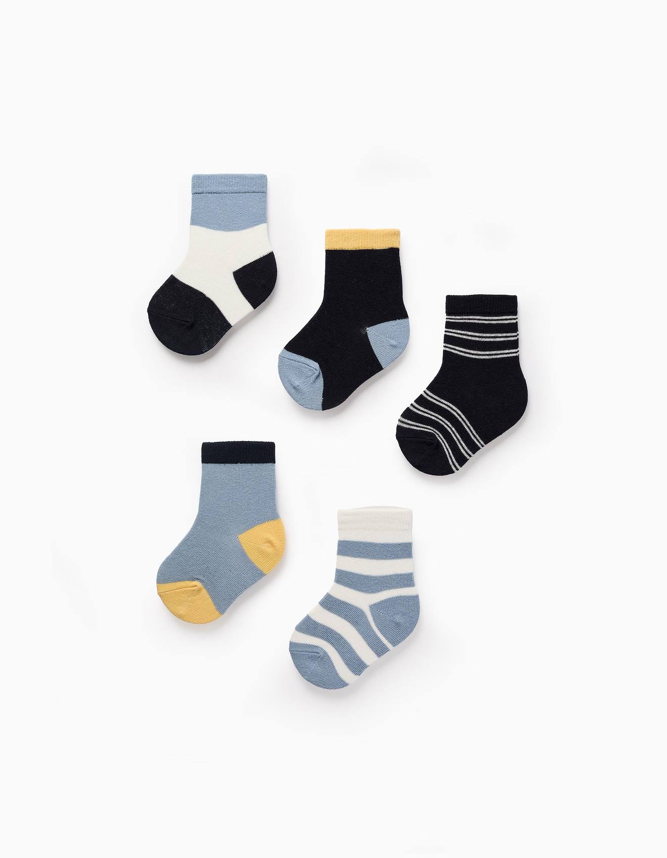Pack 5 Paires De Chaussettes Multicolore
