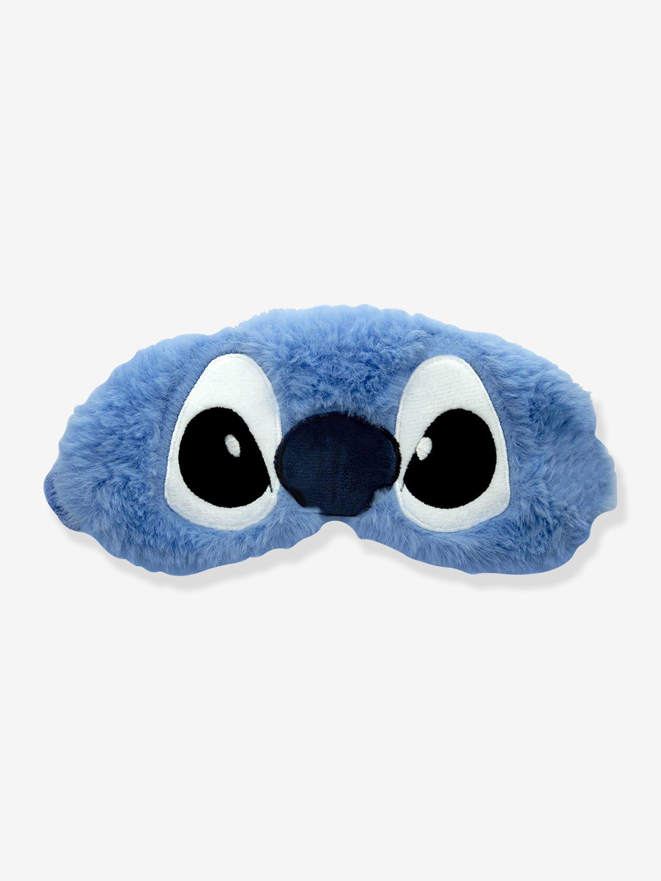 Masque de sommeil Disney Stitch en fausse fourrure bleu
