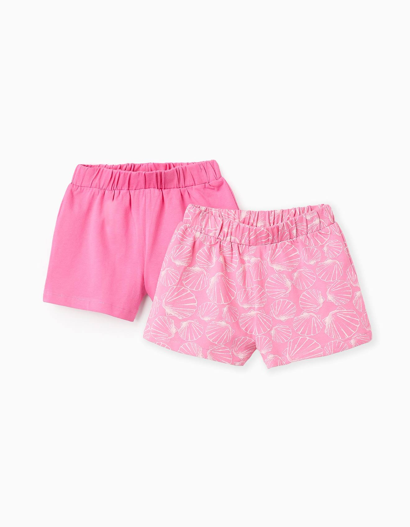 Pack 2 Shorts En Jersey Rose