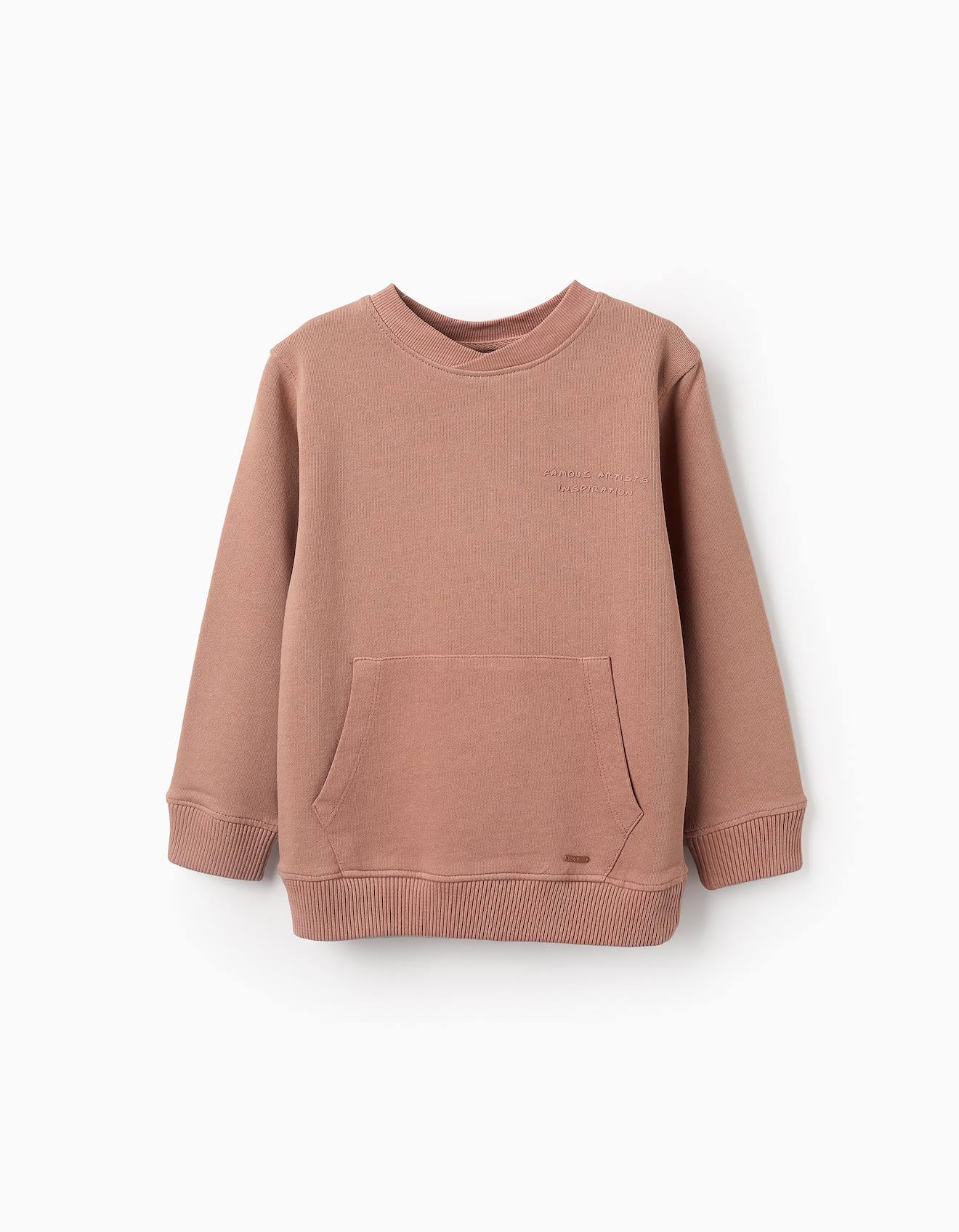 Sweat En Coton Marrón