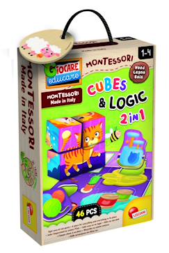 Jouet-Jeux éducatifs-Cubes & logic "2 en 1"