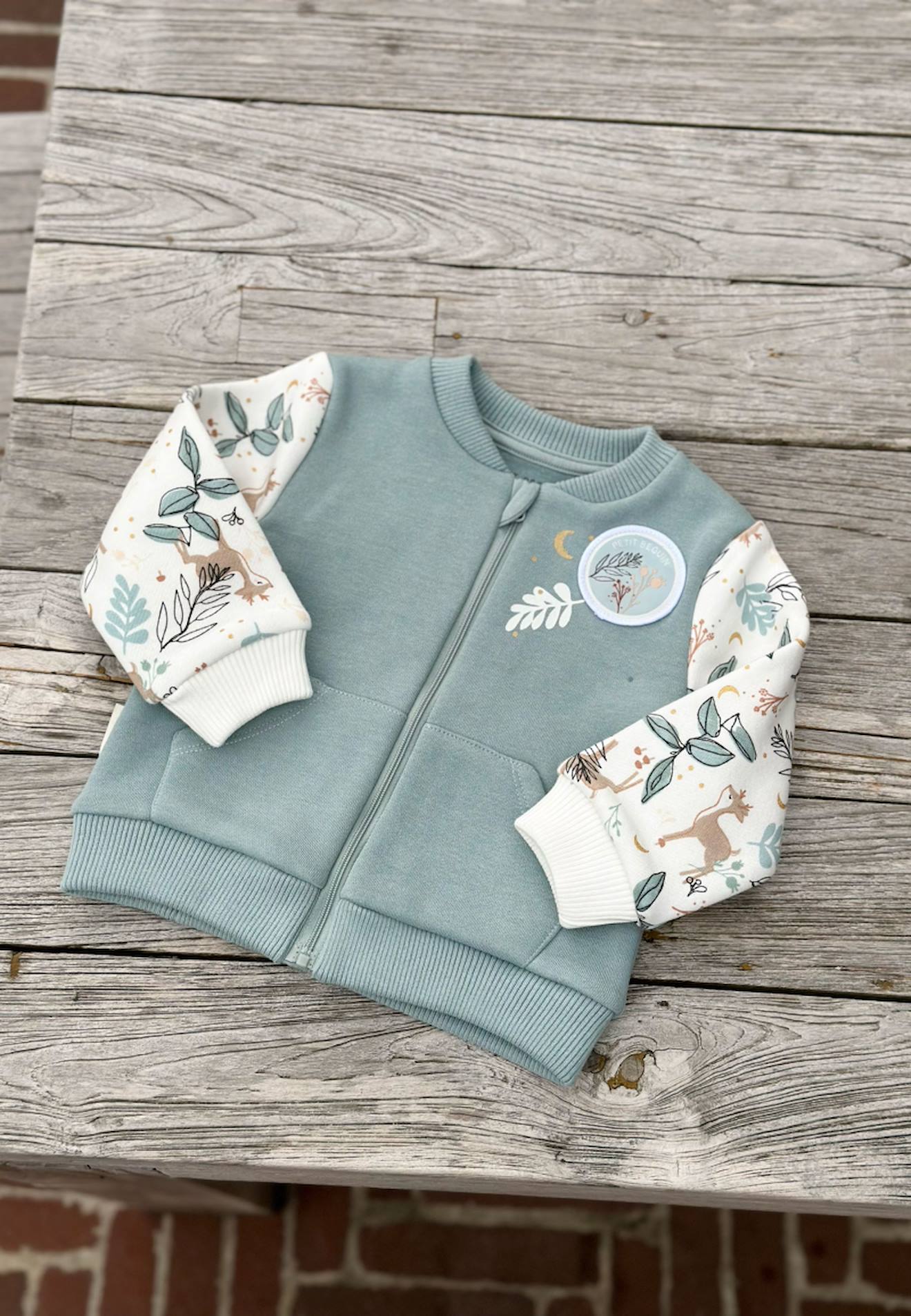 Veste Teddy Bébé En Molleton Alma Bleu