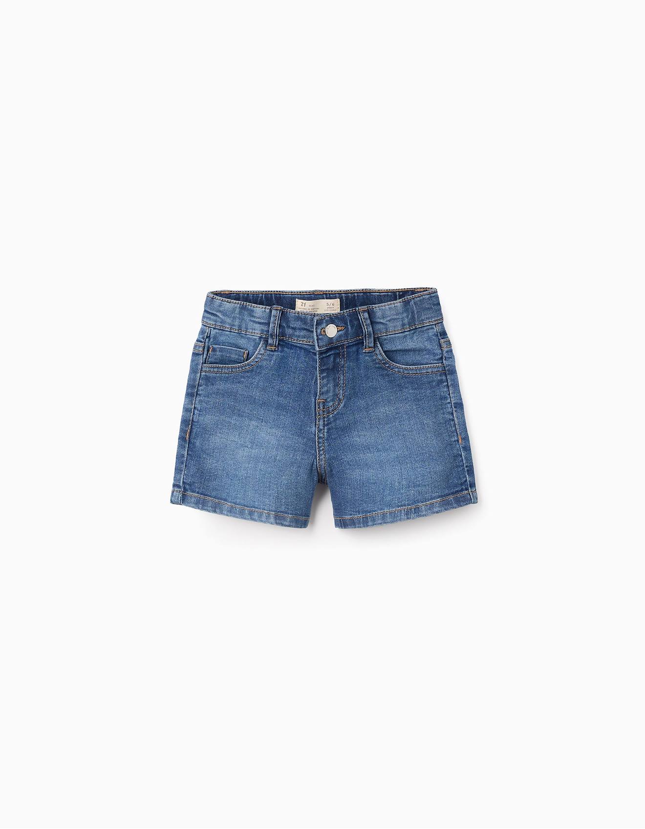 Short En Jean Bleu