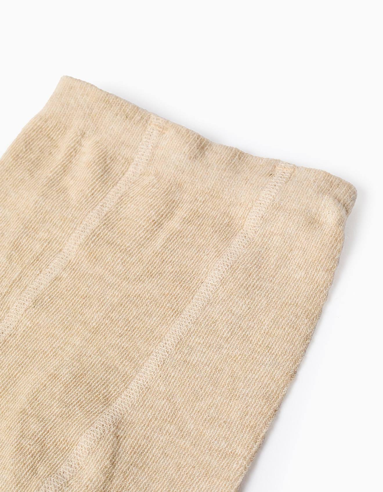 Collant En Coton Flexible Beige Clair (Zippy) - Image 1