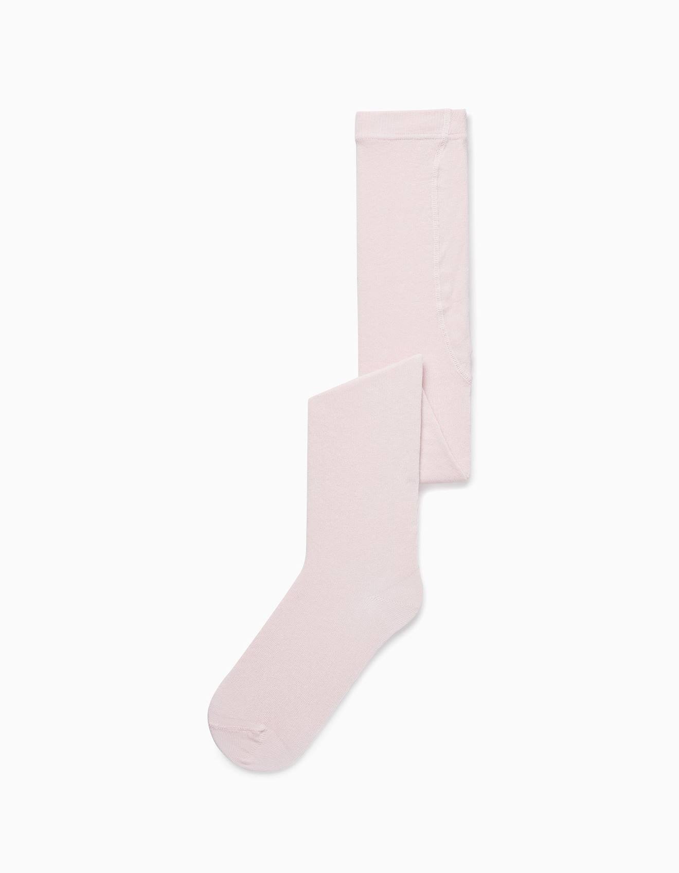 Collants En Maille Anti-bouloches Rose Clair