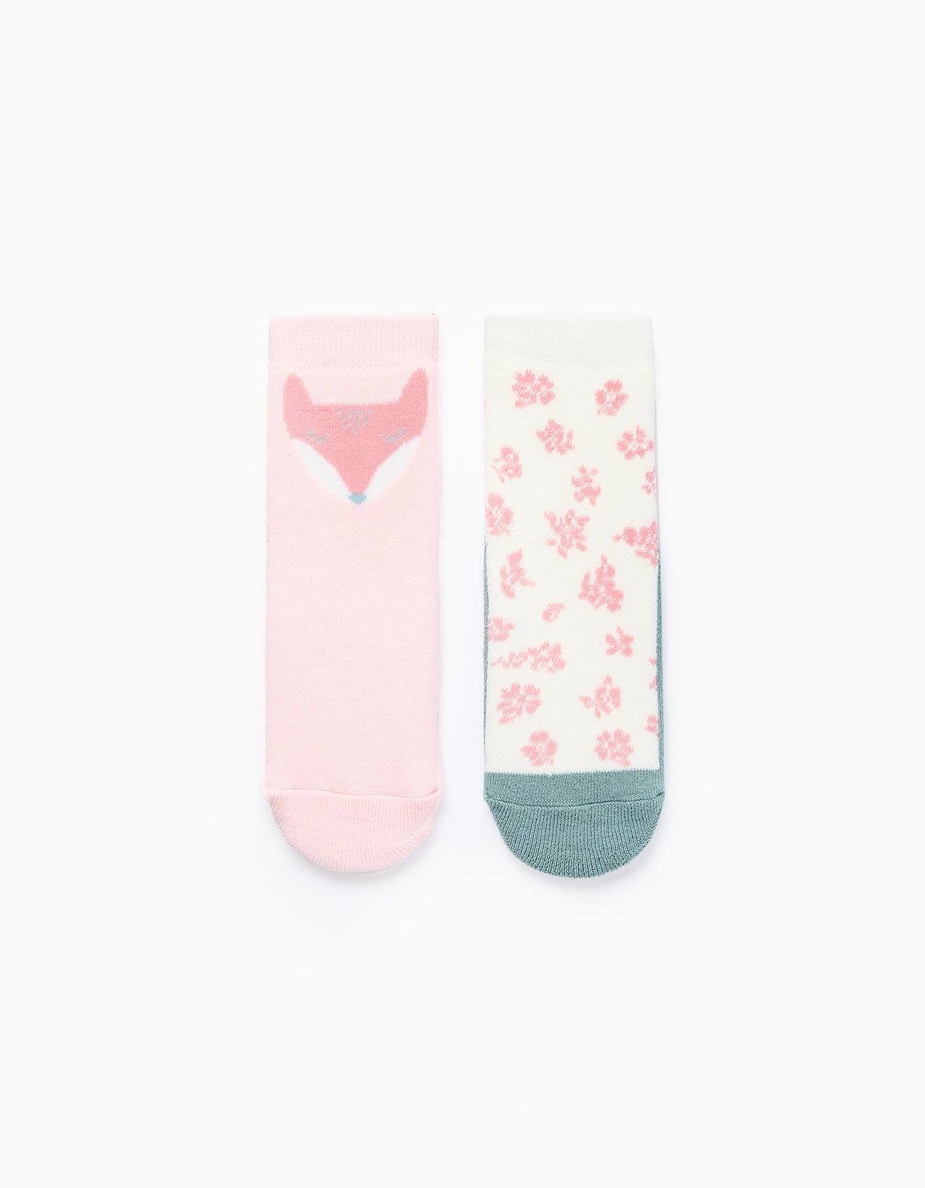 Pack 2 Chaussettes Antidérapantes Multicolore