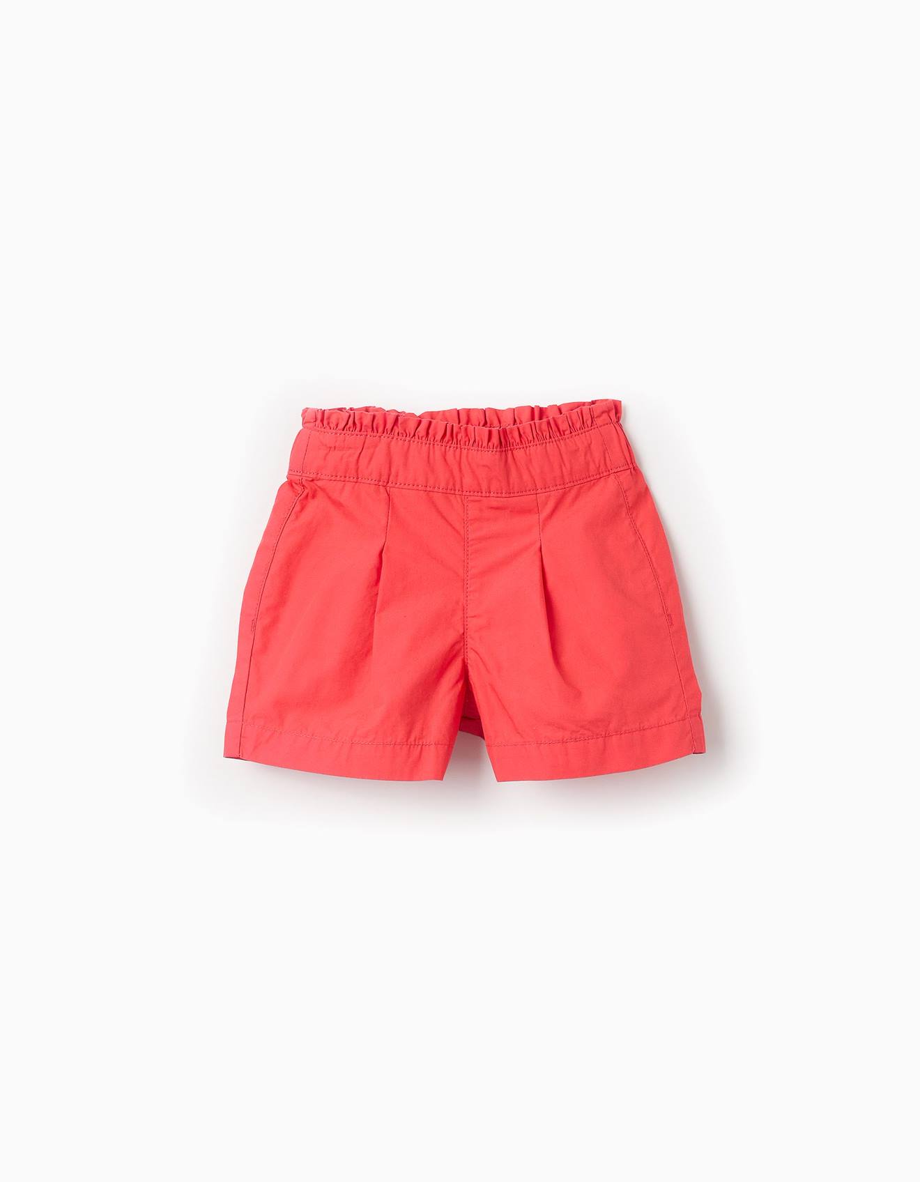 Short En Popeline Rouge
