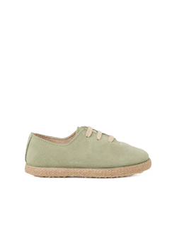 Chaussures-Chaussures bébé 17-26-Marche garçon 19-26-Tennis avec lacets en suède et jute pour enfant