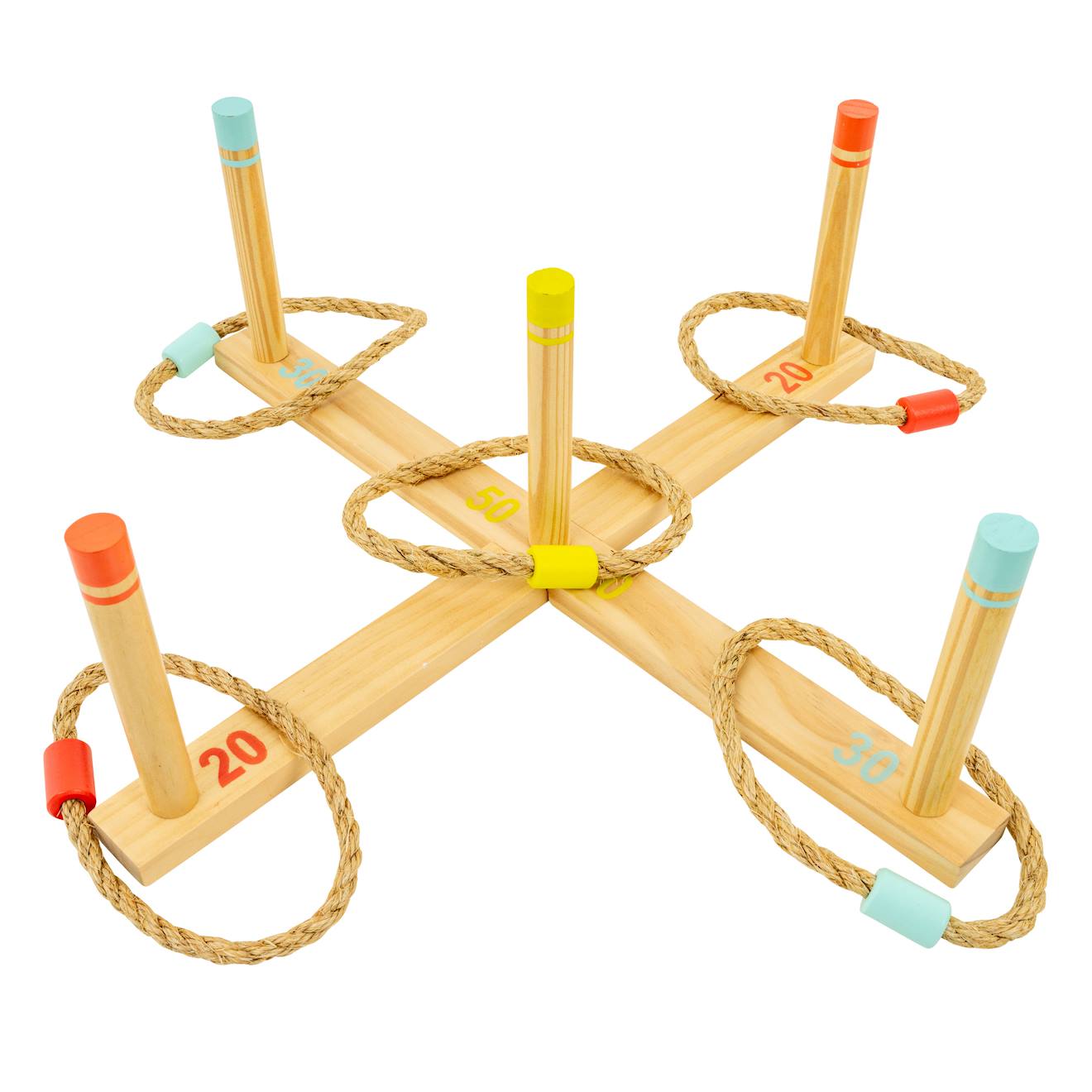 Jeu De Lancer Anneaux Bois Fsc® Multi Couleur