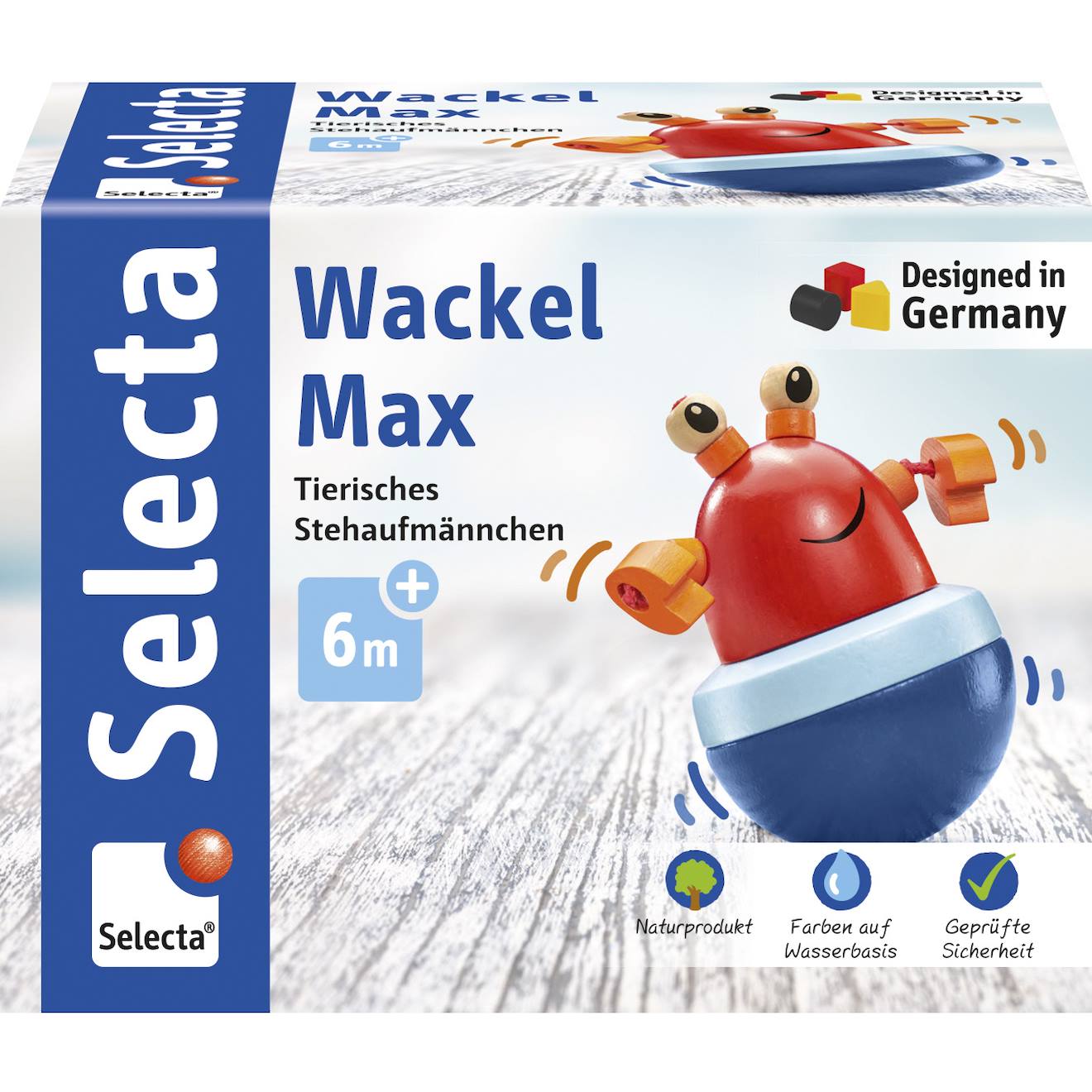 Culbuto Max Crabe Rouge (Selecta) - Image 1
