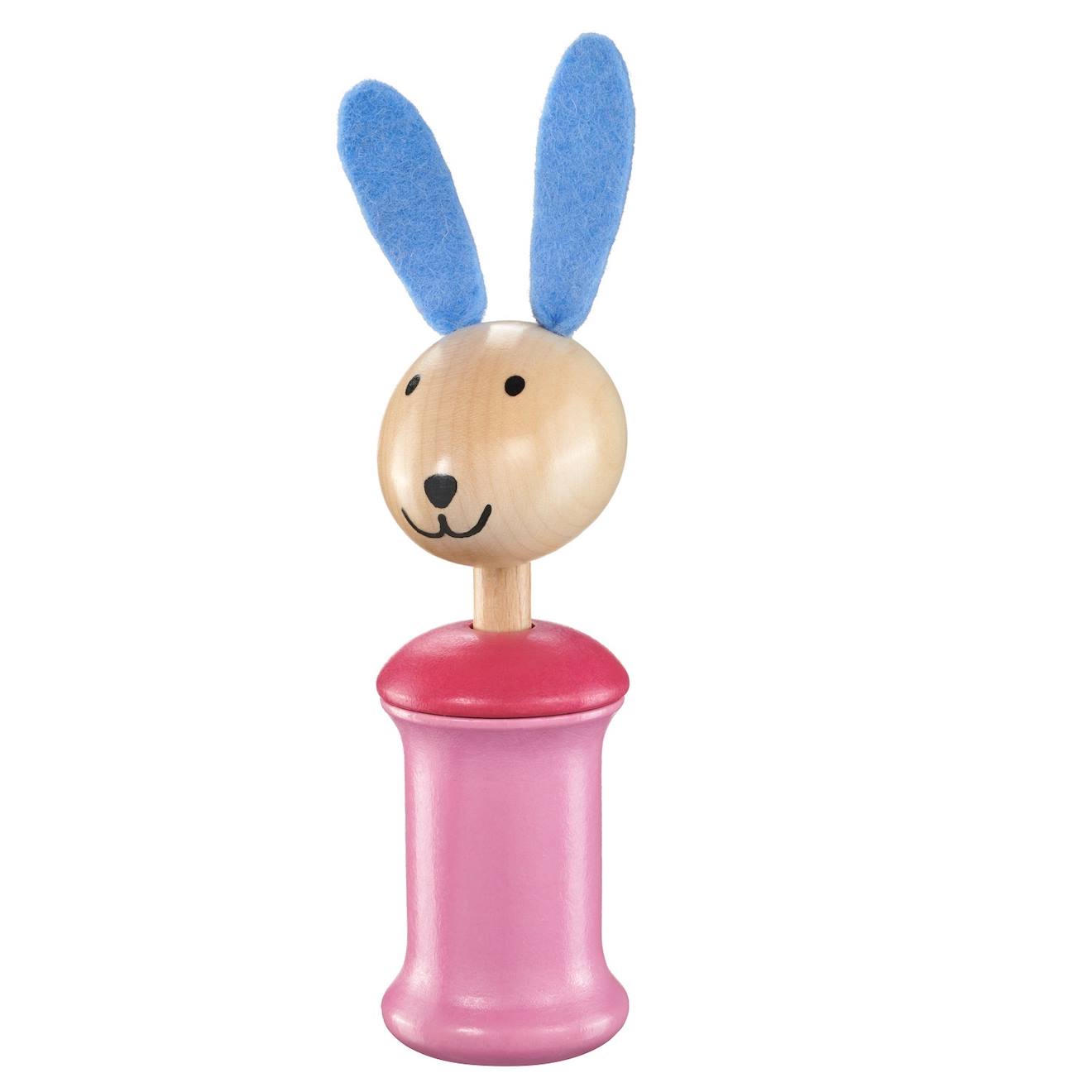 Hochet Anni Lapin Rose