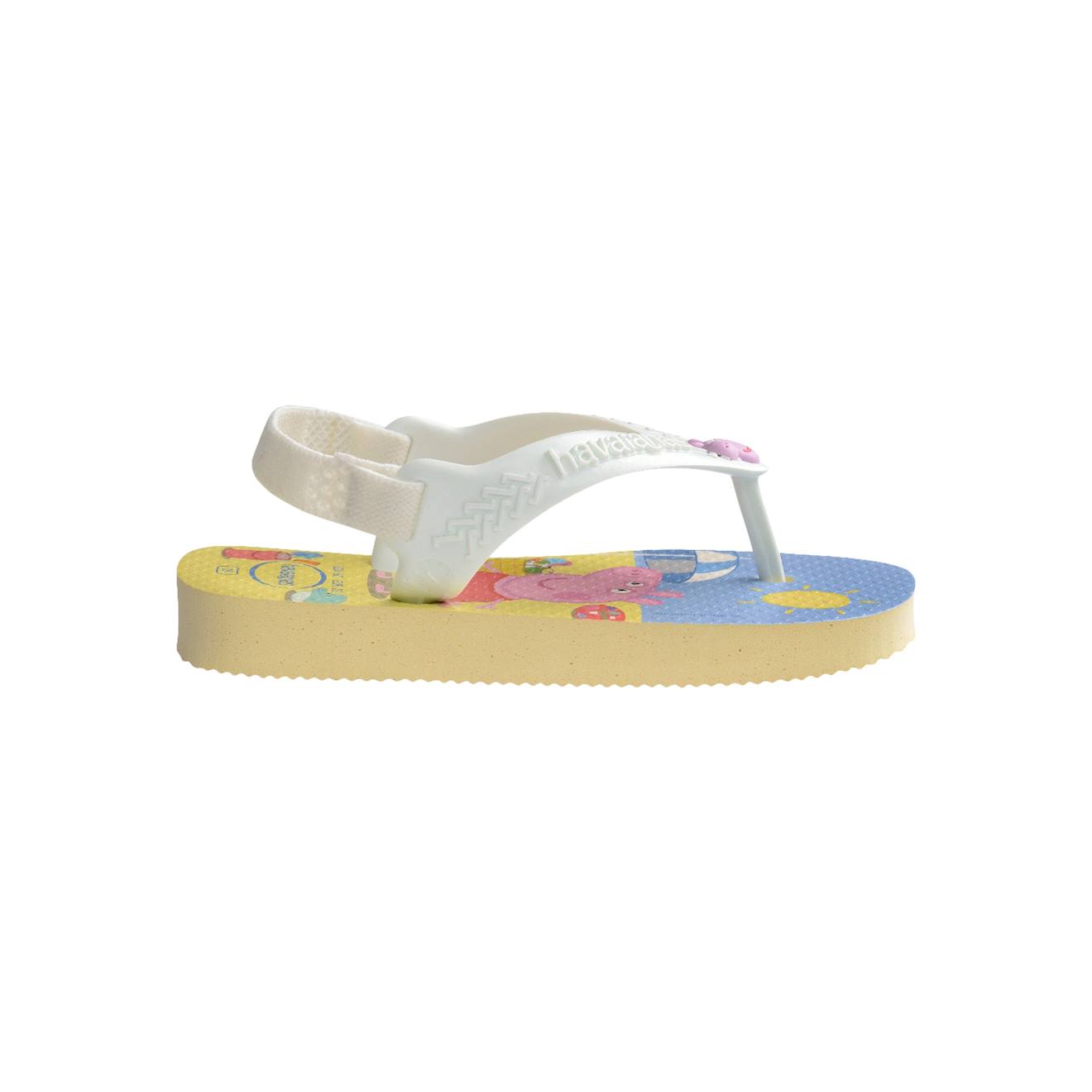 Tongs À Élastiques Crème
