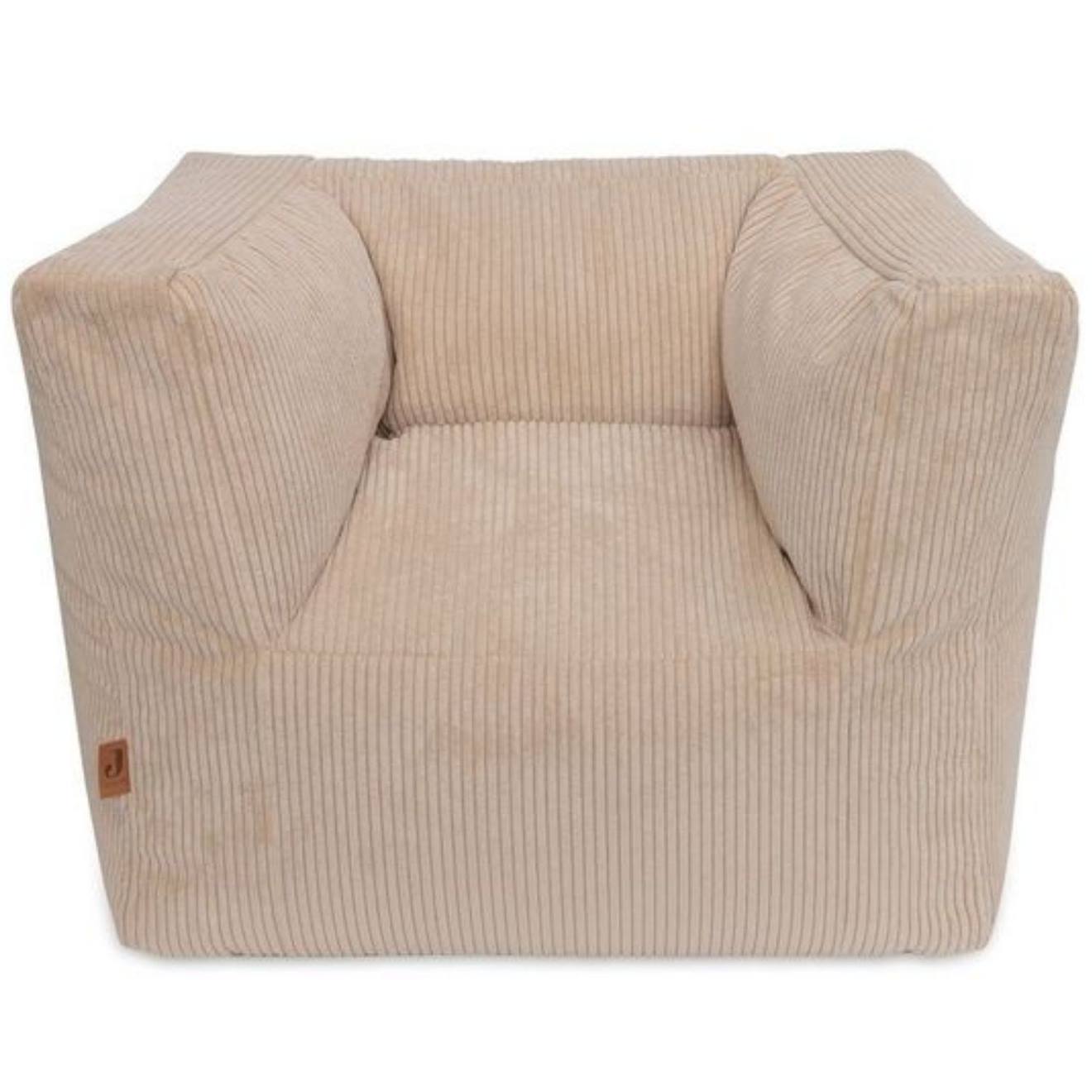 Fauteuil Pouf Beige