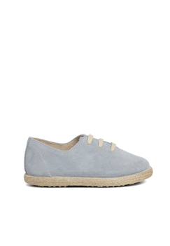 Chaussures-Tennis avec lacets en suède et jute pour enfant