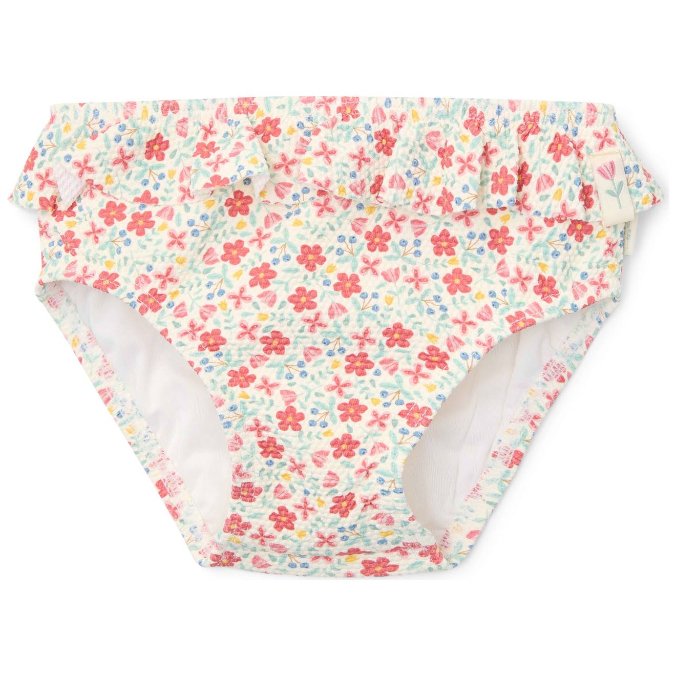 Culotte de bain à volants multicolore