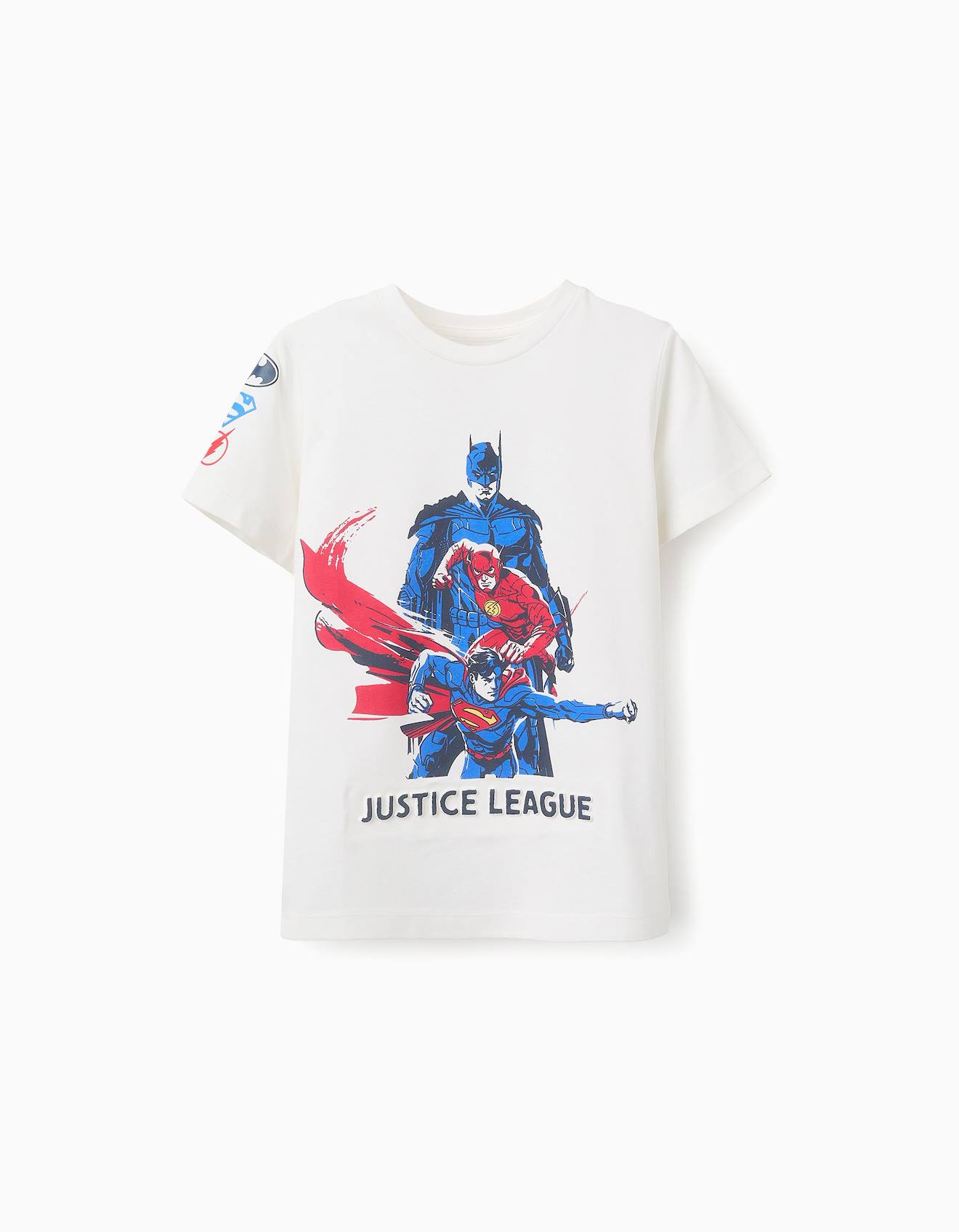 T-shirt À Manches Courtes Marvel Blanc