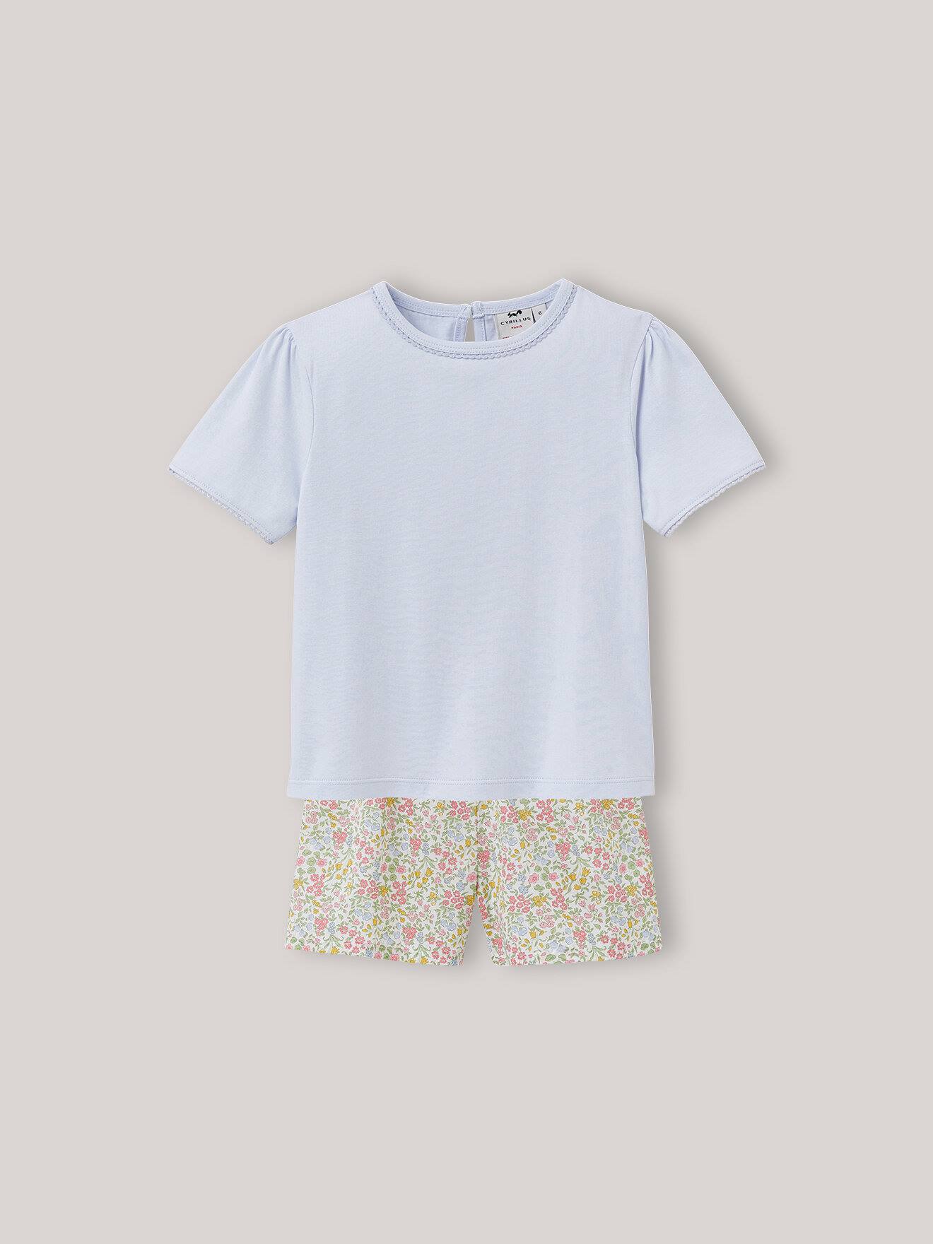 Pyjashort Fille En Tissu Liberty Liberty Lilibet