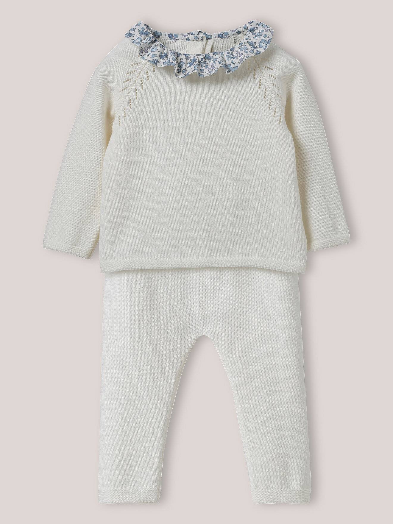 Ensemble En Tricot Col En Tissu Liberty Liberty Ella Et Libby