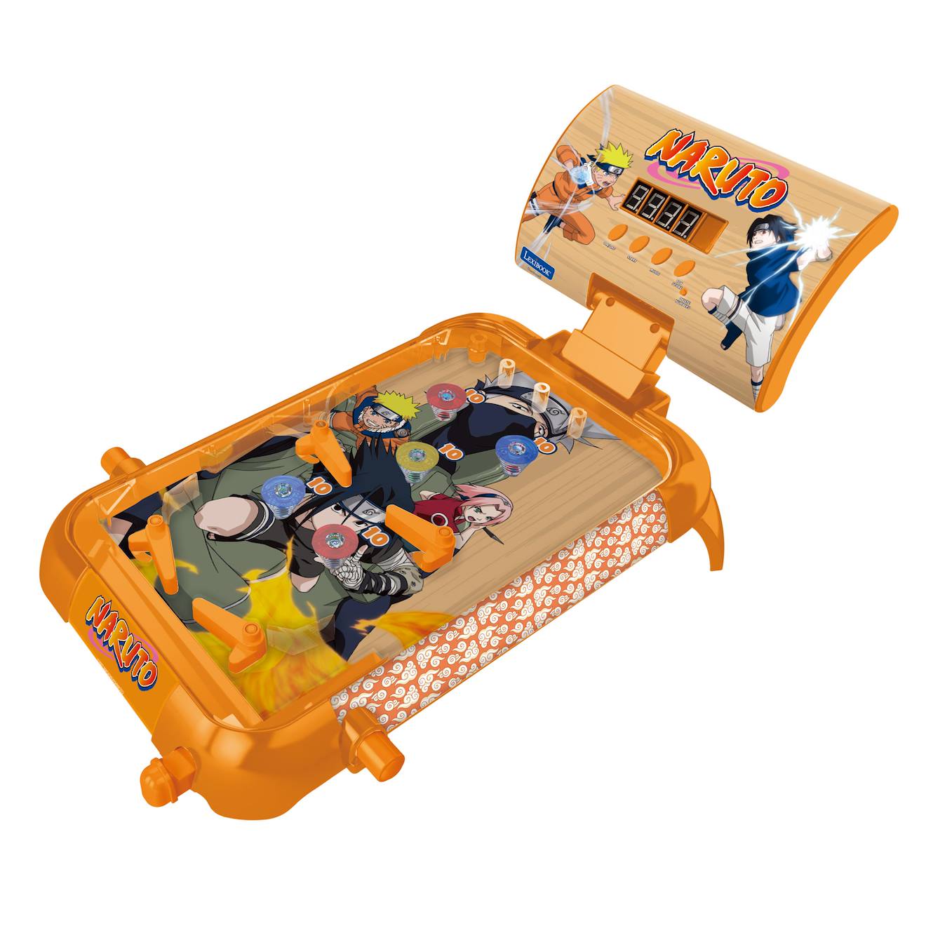 Flipper Électronique De Table Naruto Orange