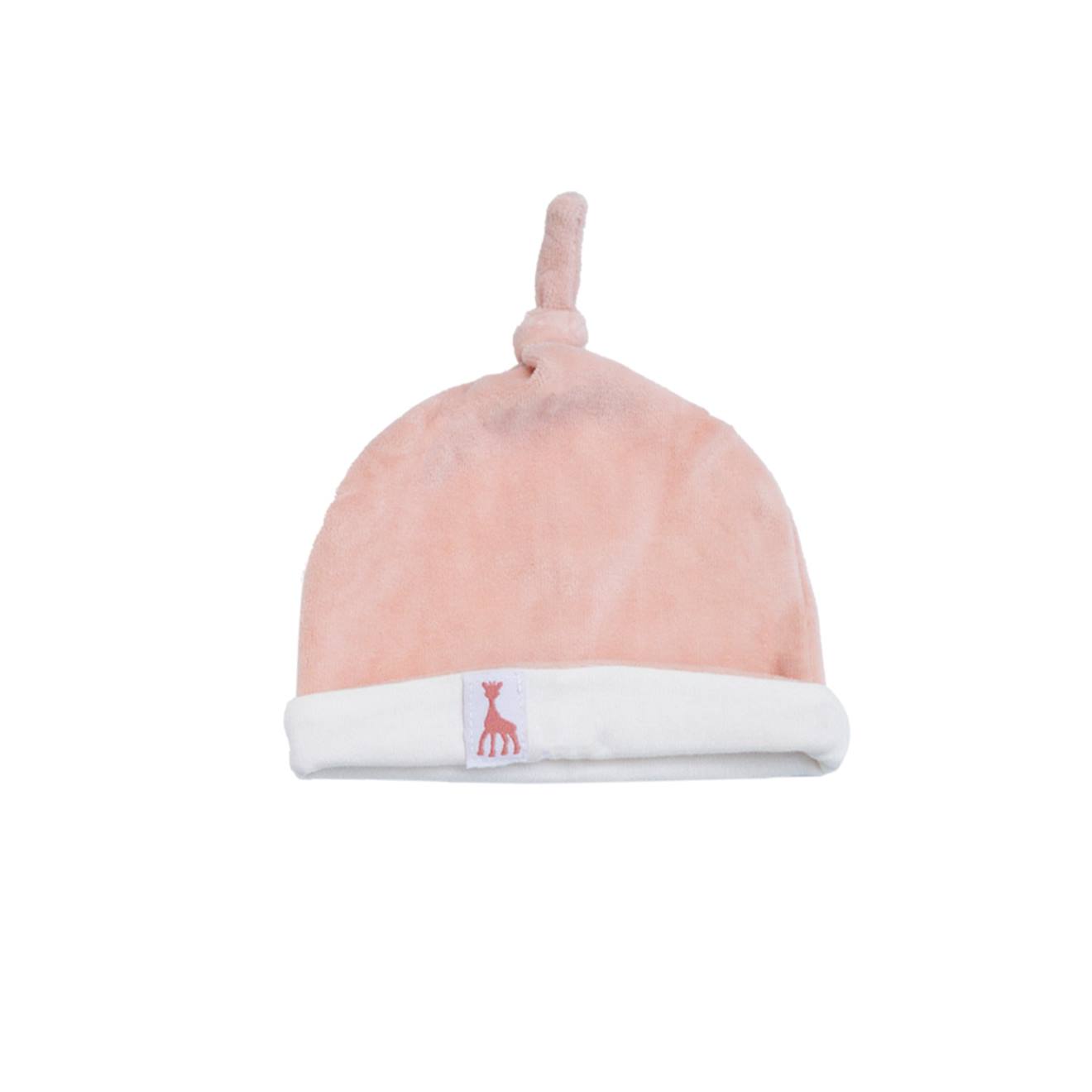 Trois Kilos Sept - Bonnet De Naissance Sophie La Girafe® Rose