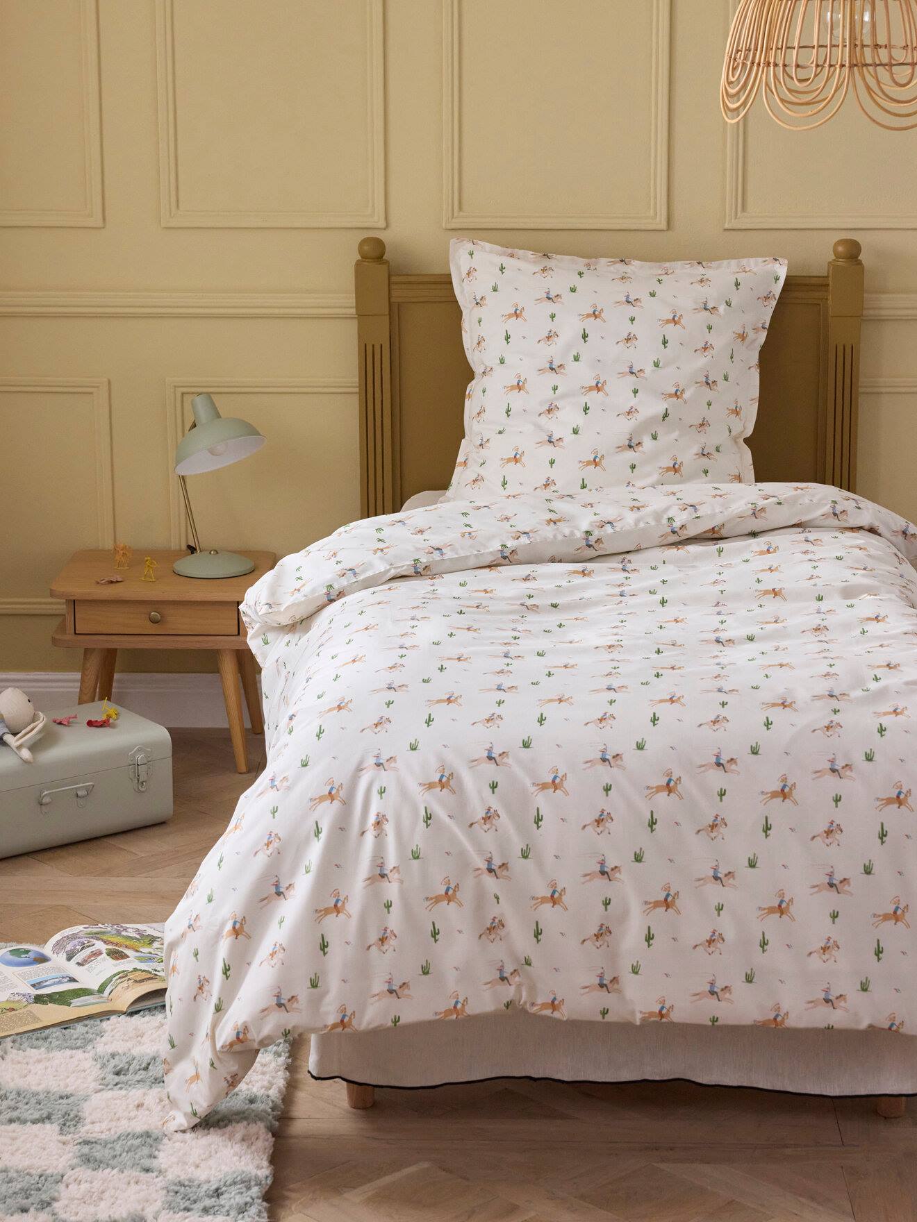 Housse De Couette Percale De Coton far West Imprimé Indiens