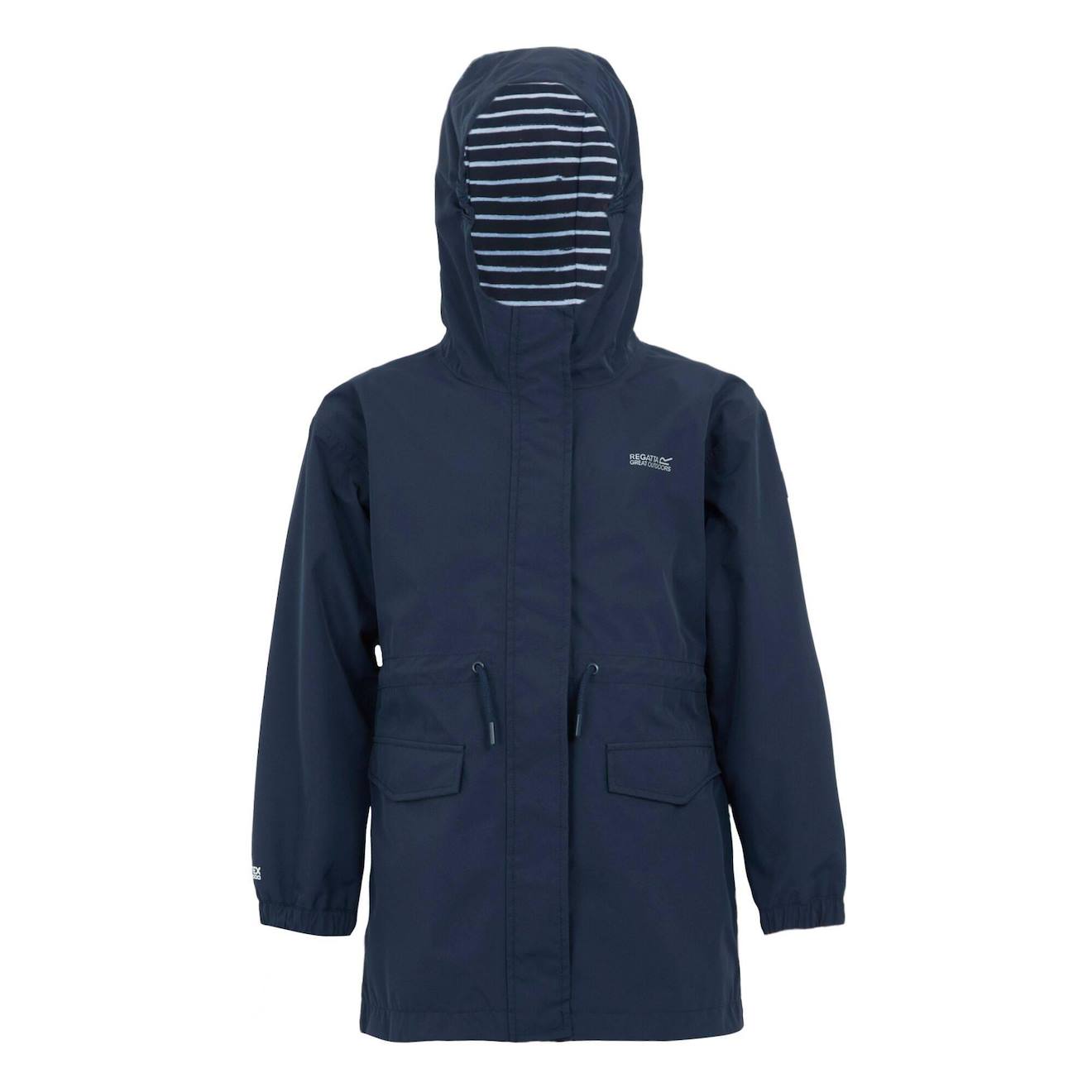 Veste Imperméable Polyester Ballina Bleu Marine / Blanc