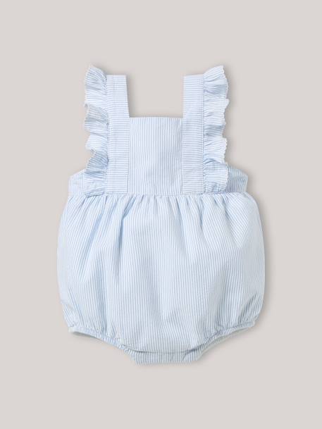 Bébé-Salopette, combinaison-Barboteuse en seersucker