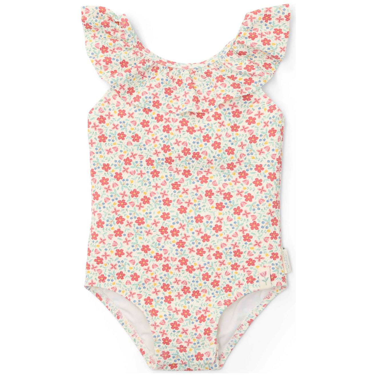 Maillot De Bain 1 Pièce À Volants Multicolore
