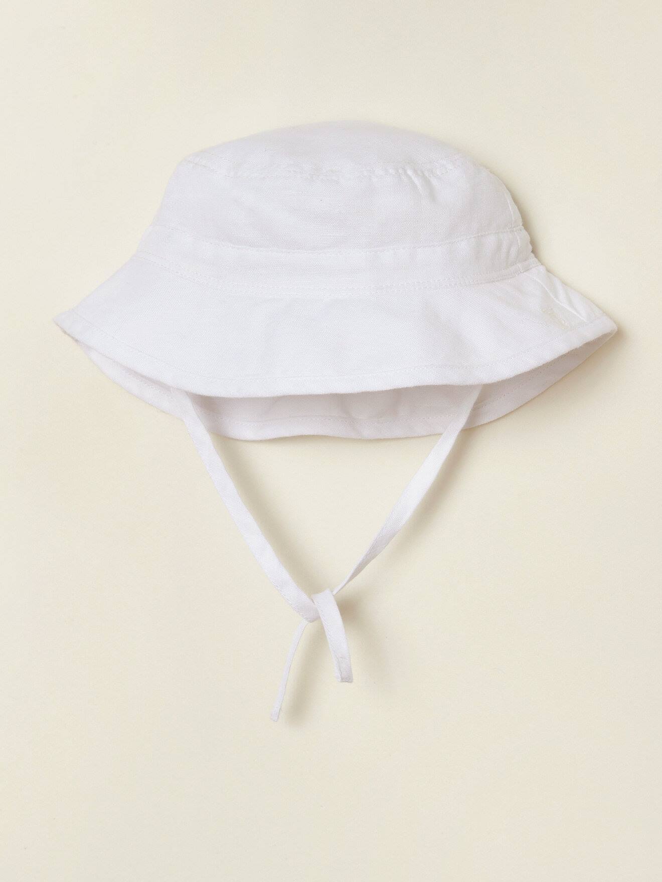 Bob Bébé En Lin Et Coton Blanc Pur