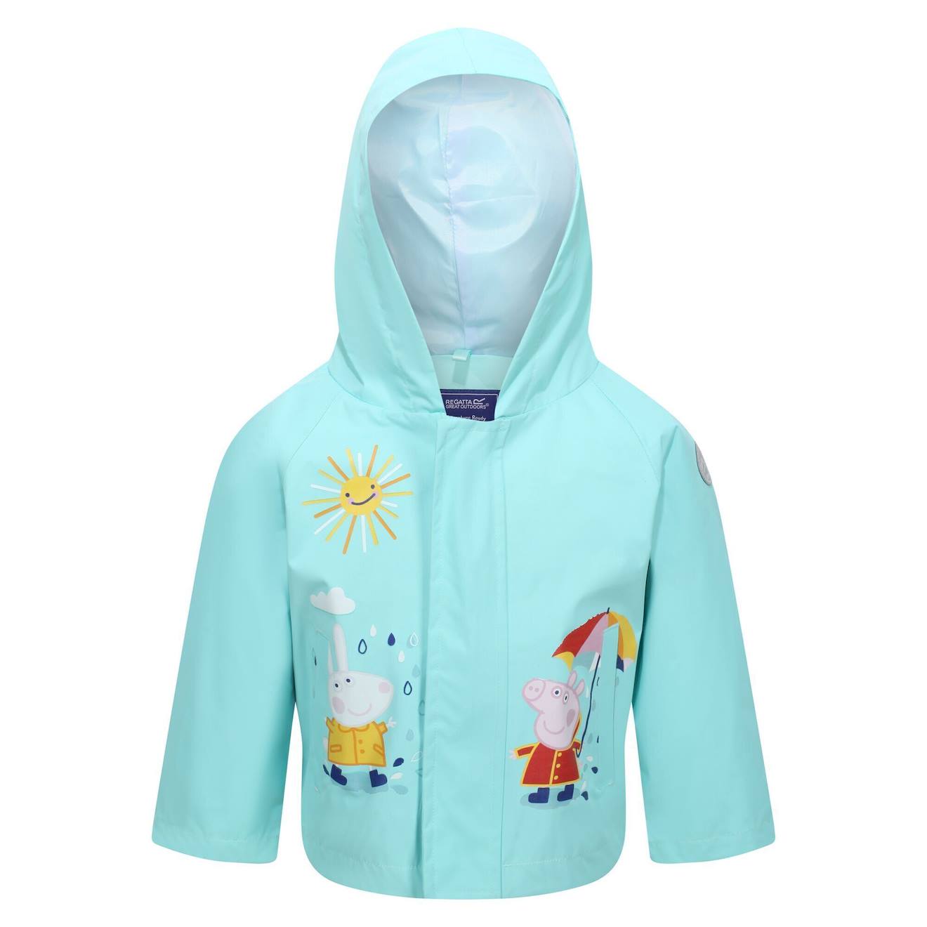 Veste Imperméable Polyester Peppa Pig Bleu Ciel