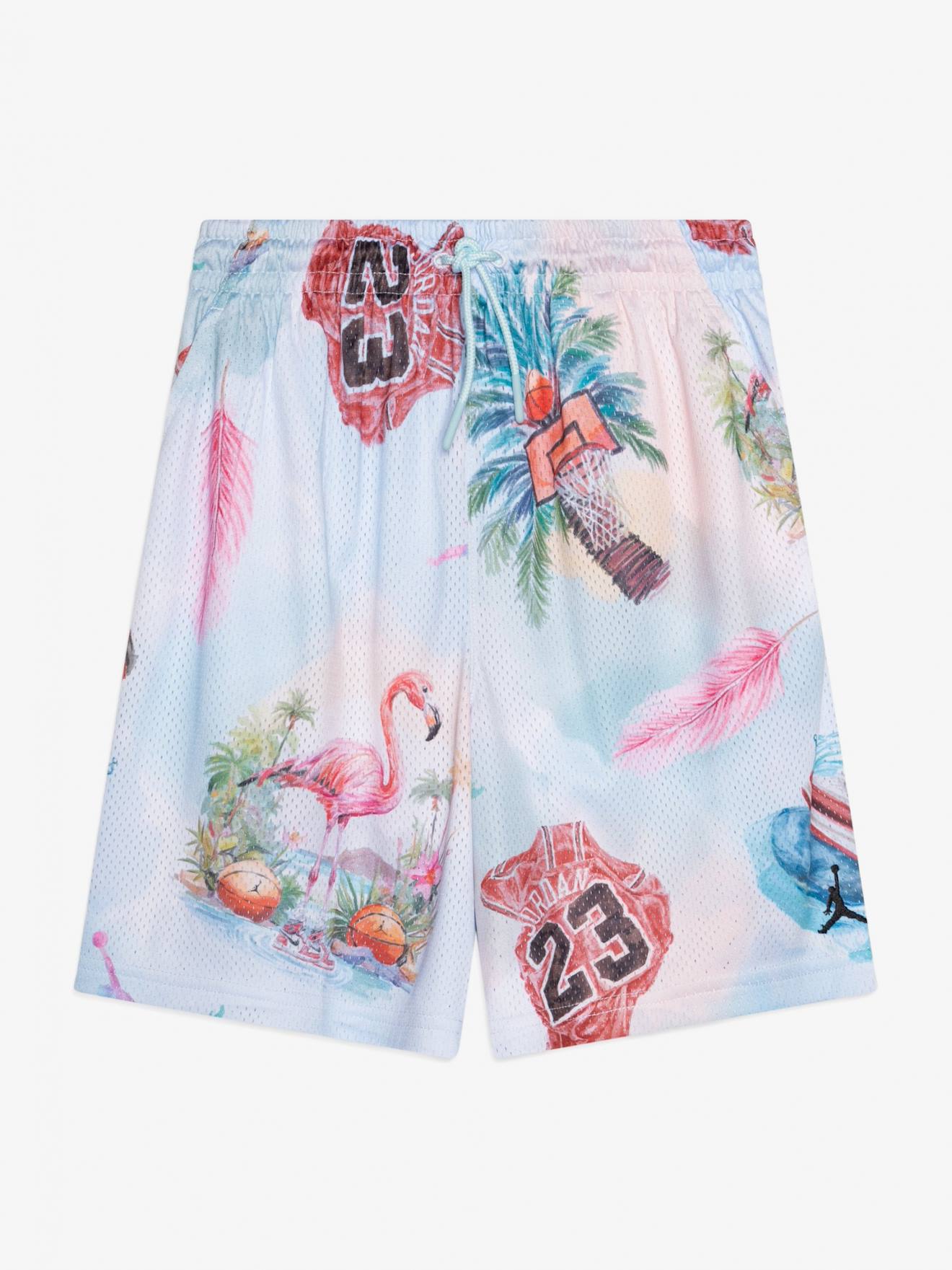 Short Taille Élastique Blanc