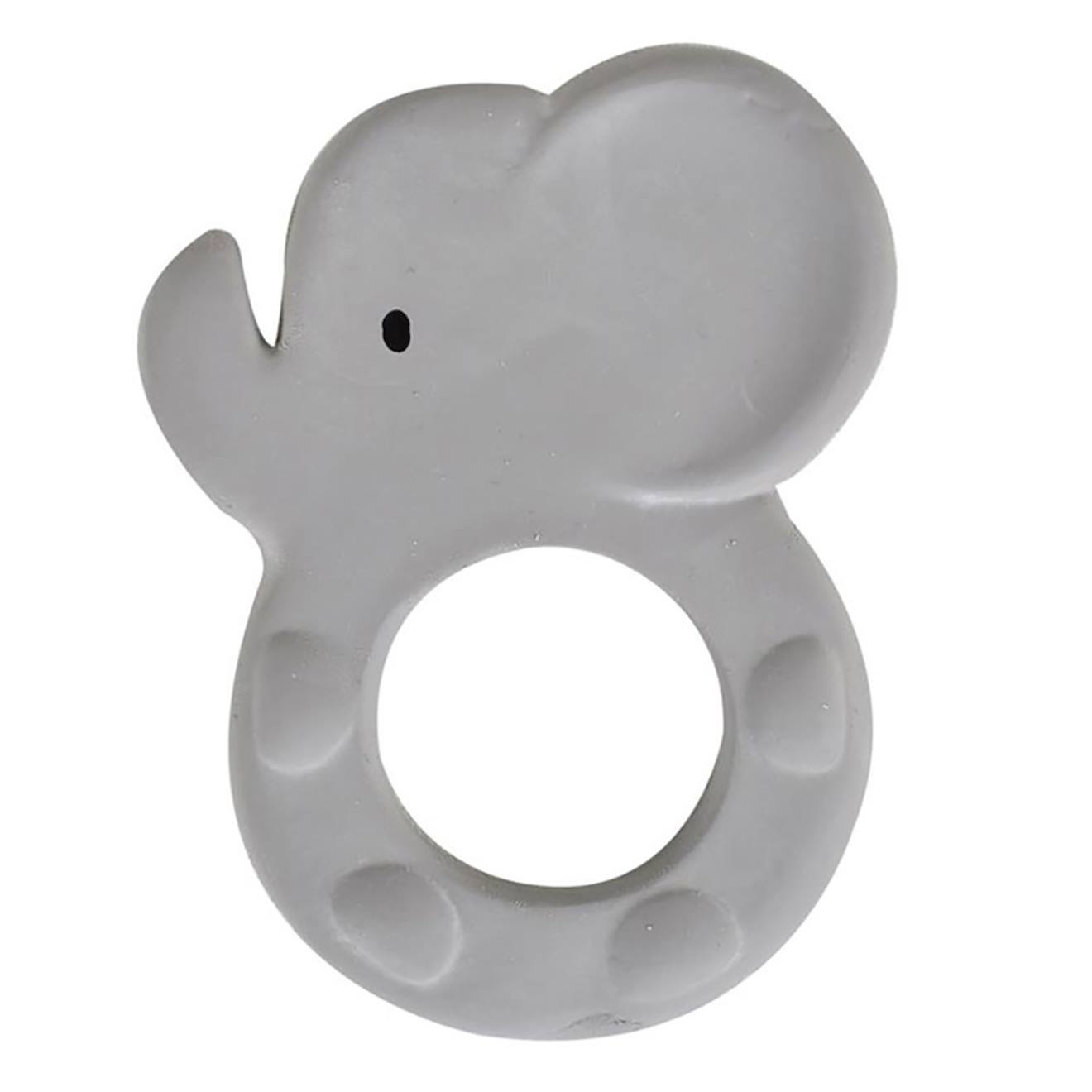 Anneau De Dentition Éléphant En Caoutchouc Naturel Gris