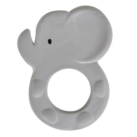 Tikiri - Anneau De Dentition Éléphant En Caoutchouc Naturel Gris